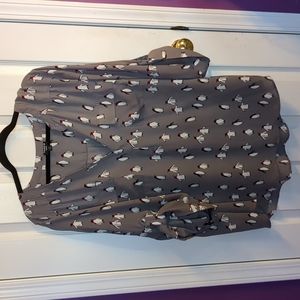 Torrid Harper Penguin blouse